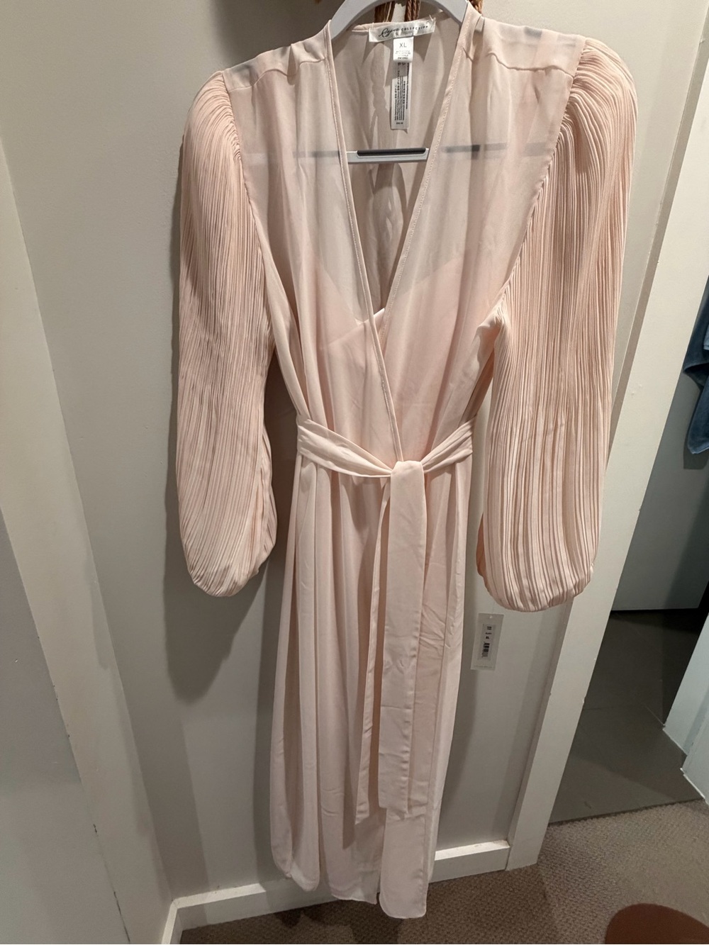 Bridal - Rya Collection Blush Robe NWT L/XL - Picture 2 of 6